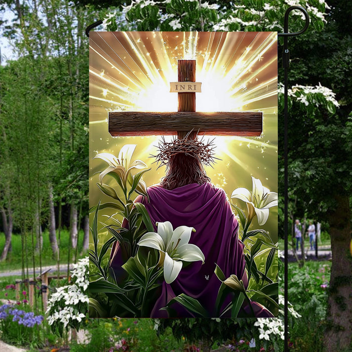 Garden Flag 12" x 18" Crown of Thorns