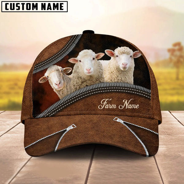 Happiness Sheep Customized Farm Name 3D Classic Cap