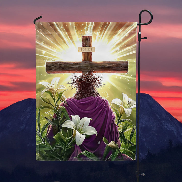 Garden Flag 12" x 18" Crown of Thorns