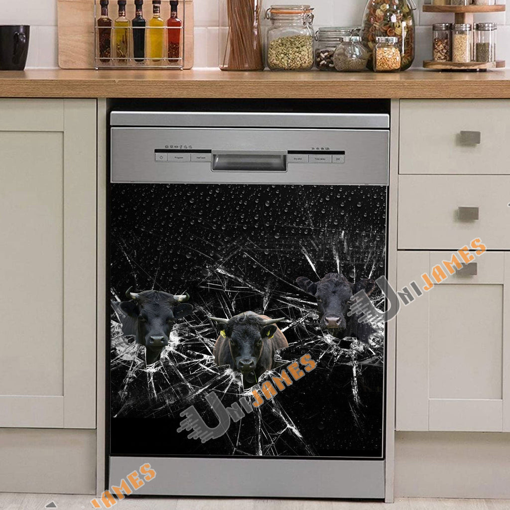 Dexter Broken Glasses Dishwasher Door Cover