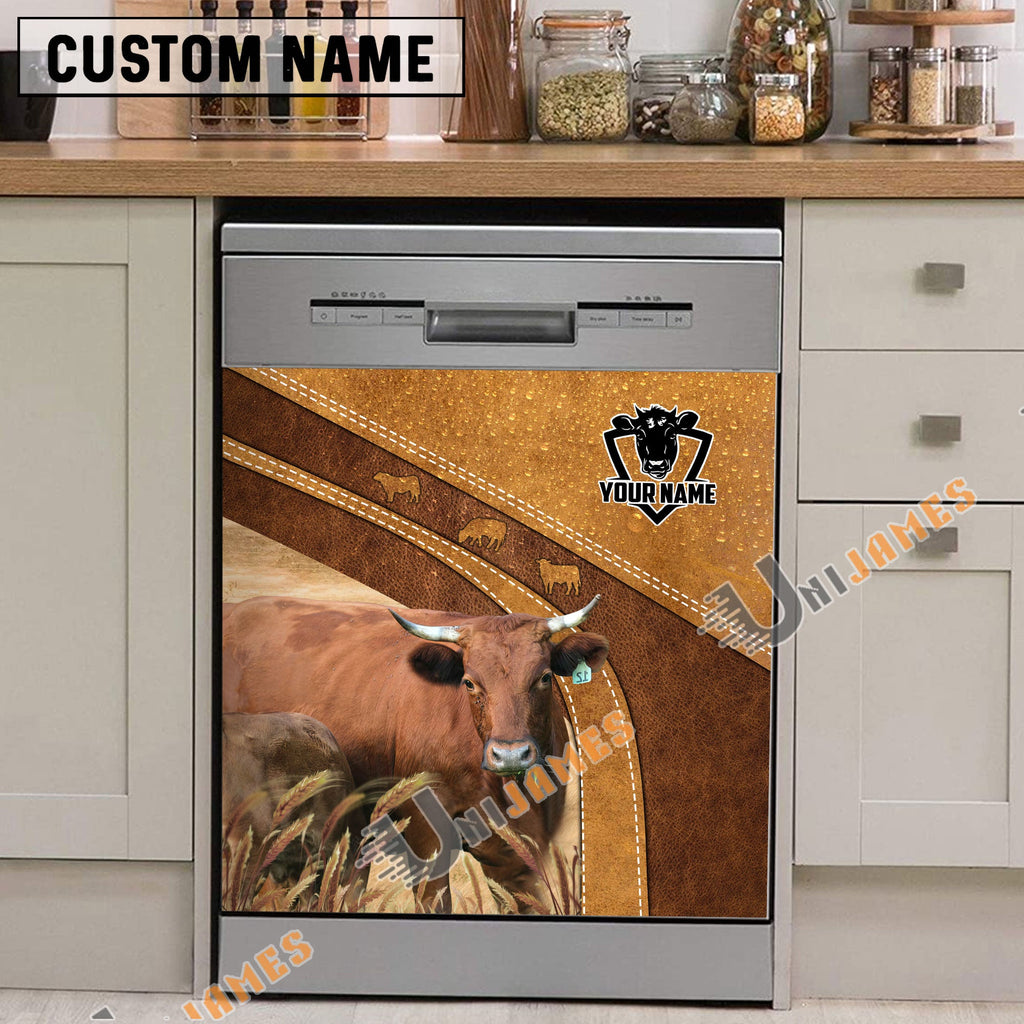 Dexter Brown Custom Name Dishwasher Door Cover