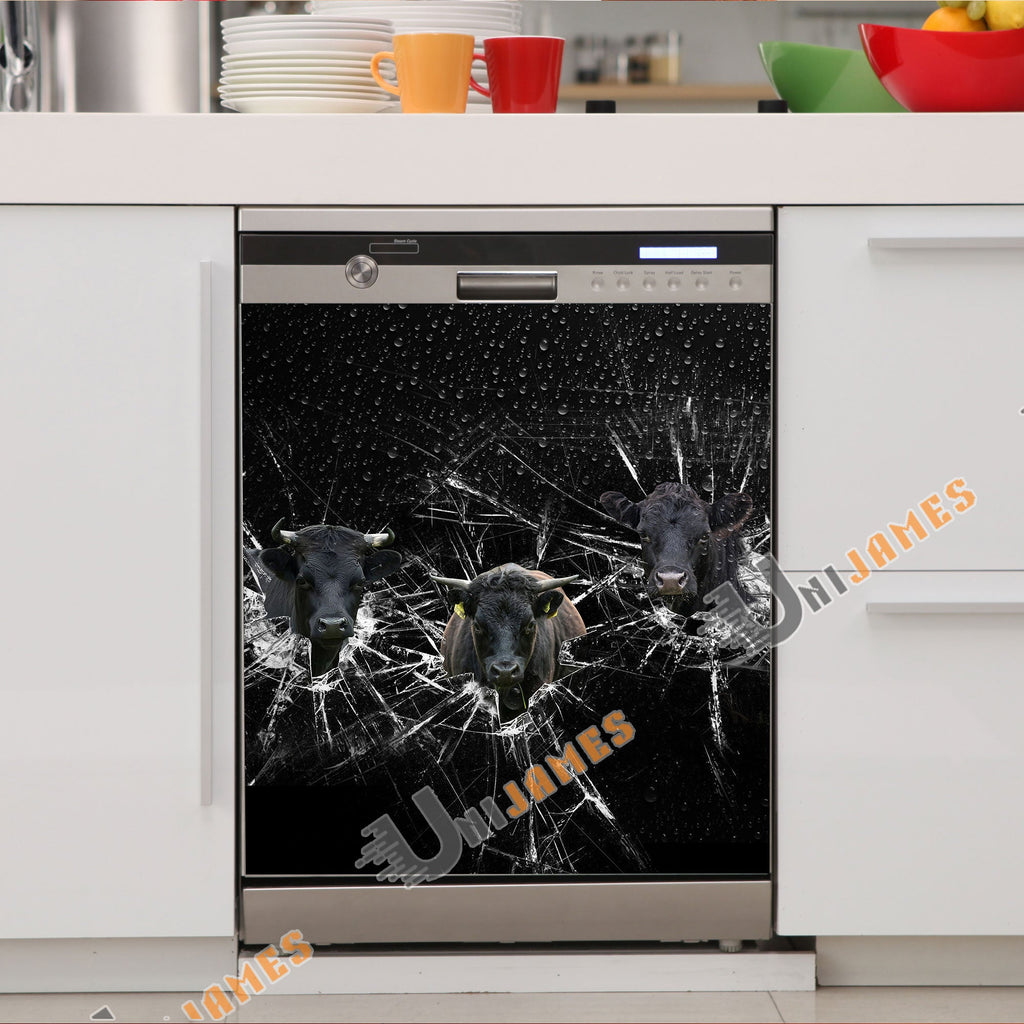Dexter Broken Glasses Dishwasher Door Cover