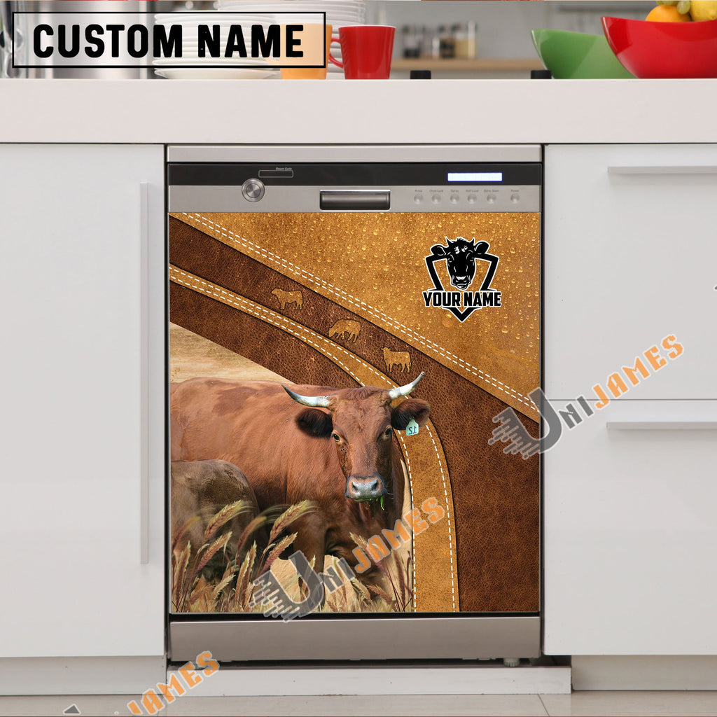 Dexter Brown Custom Name Dishwasher Door Cover