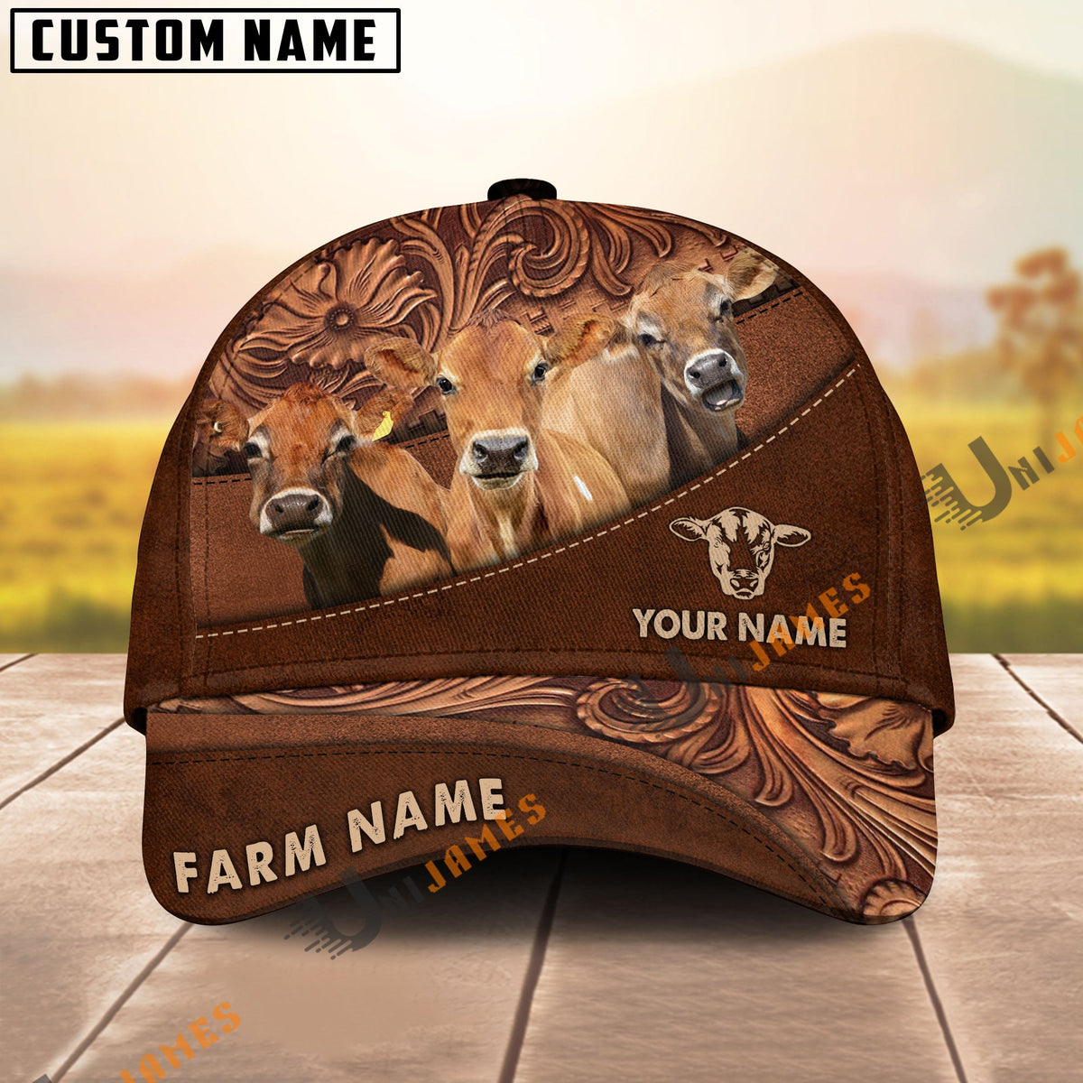 Jersey Farming Life Customized Name And Farm Name 3D Classic Cap