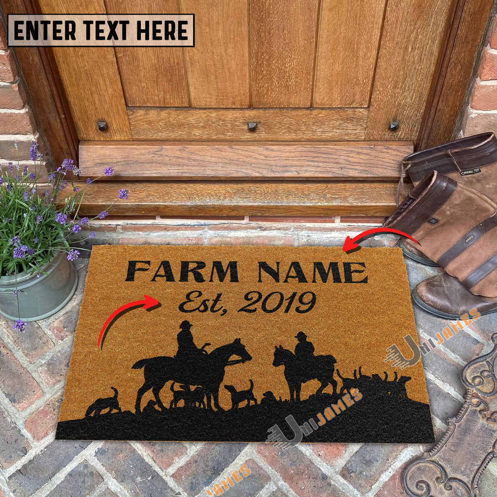 Custom Farm Name Custom Year Coir Doormat For Steve Musso
