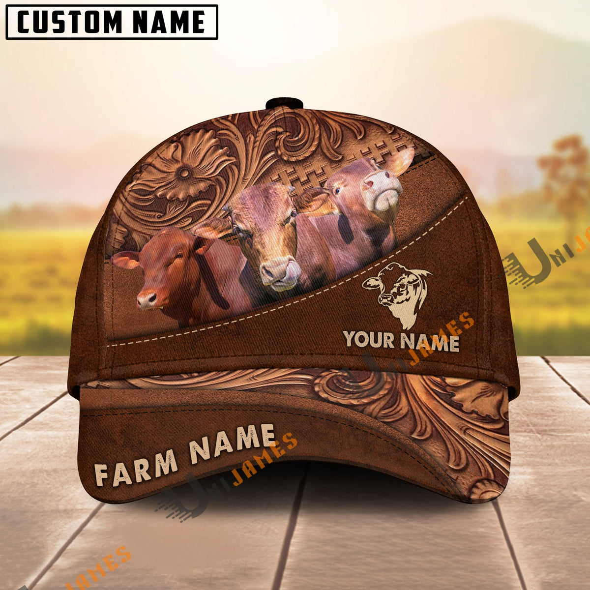 Beefmaster Farming Life Customized Name And Farm Name 3D Classic Cap