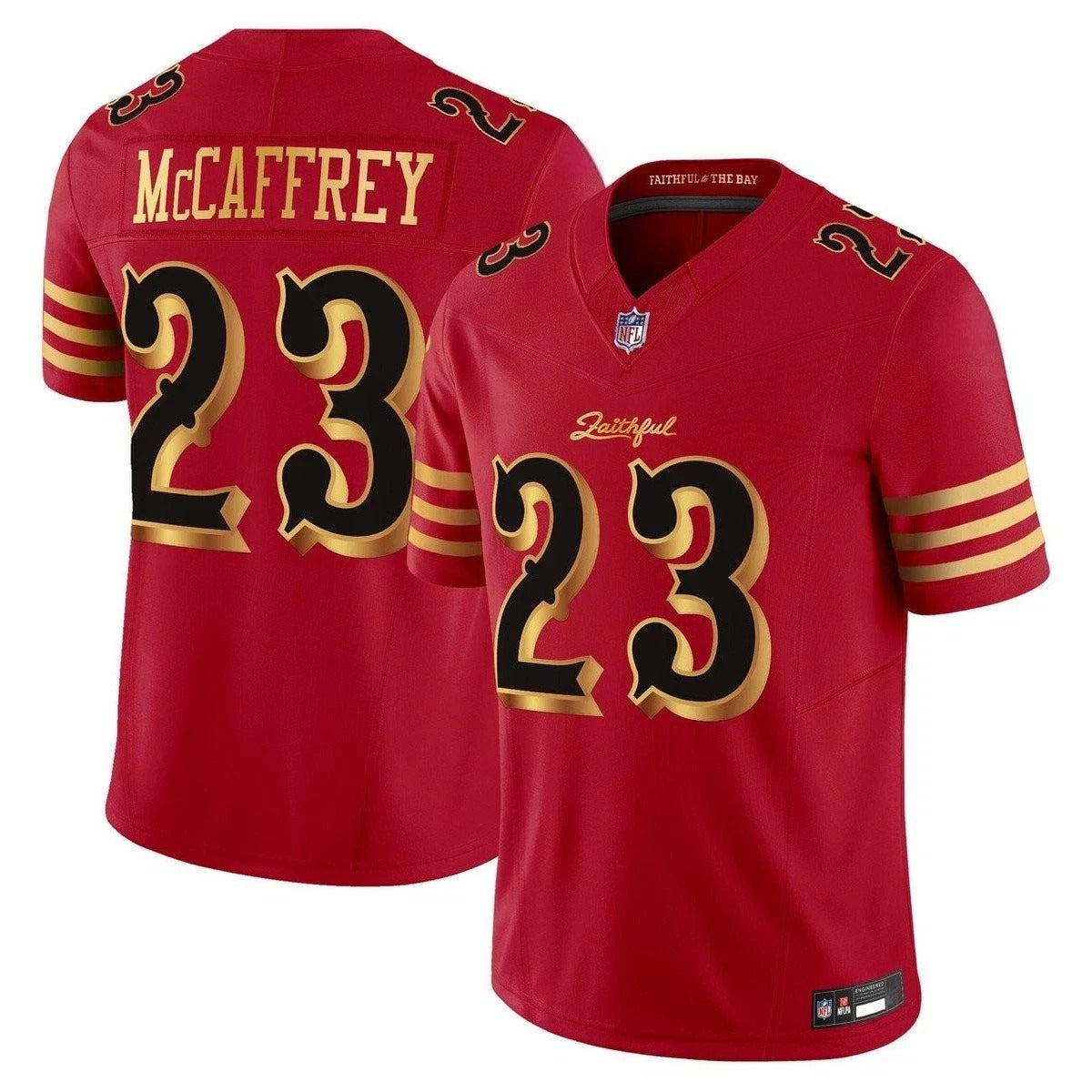 Christian McCaffrey San Francisco 49ers 2025 Rivalries Collection Jersey - Red