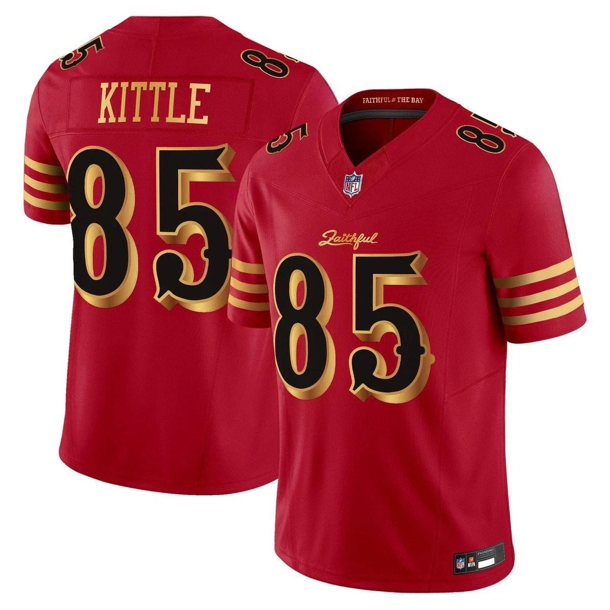 George Kittle San Francisco 49ers 2025 Rivalries Collection Jersey - Red
