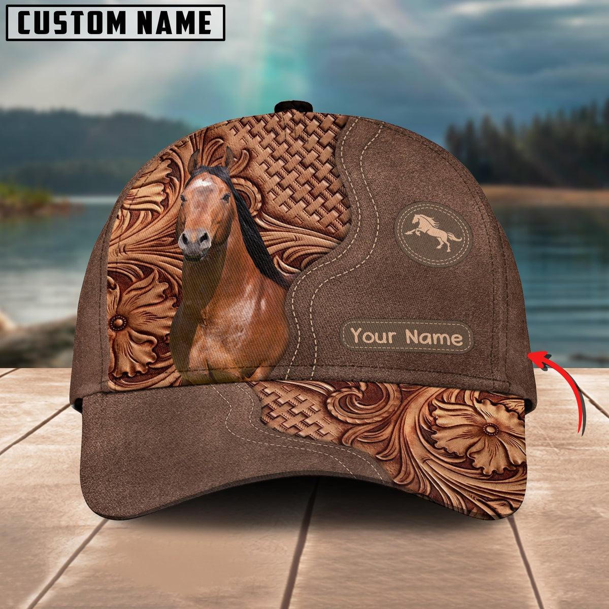 American Quarter Horse Custom Name Classic Cap