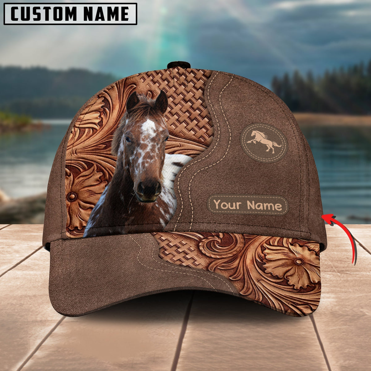 Appaloosa Horse Custom Name Classic Cap