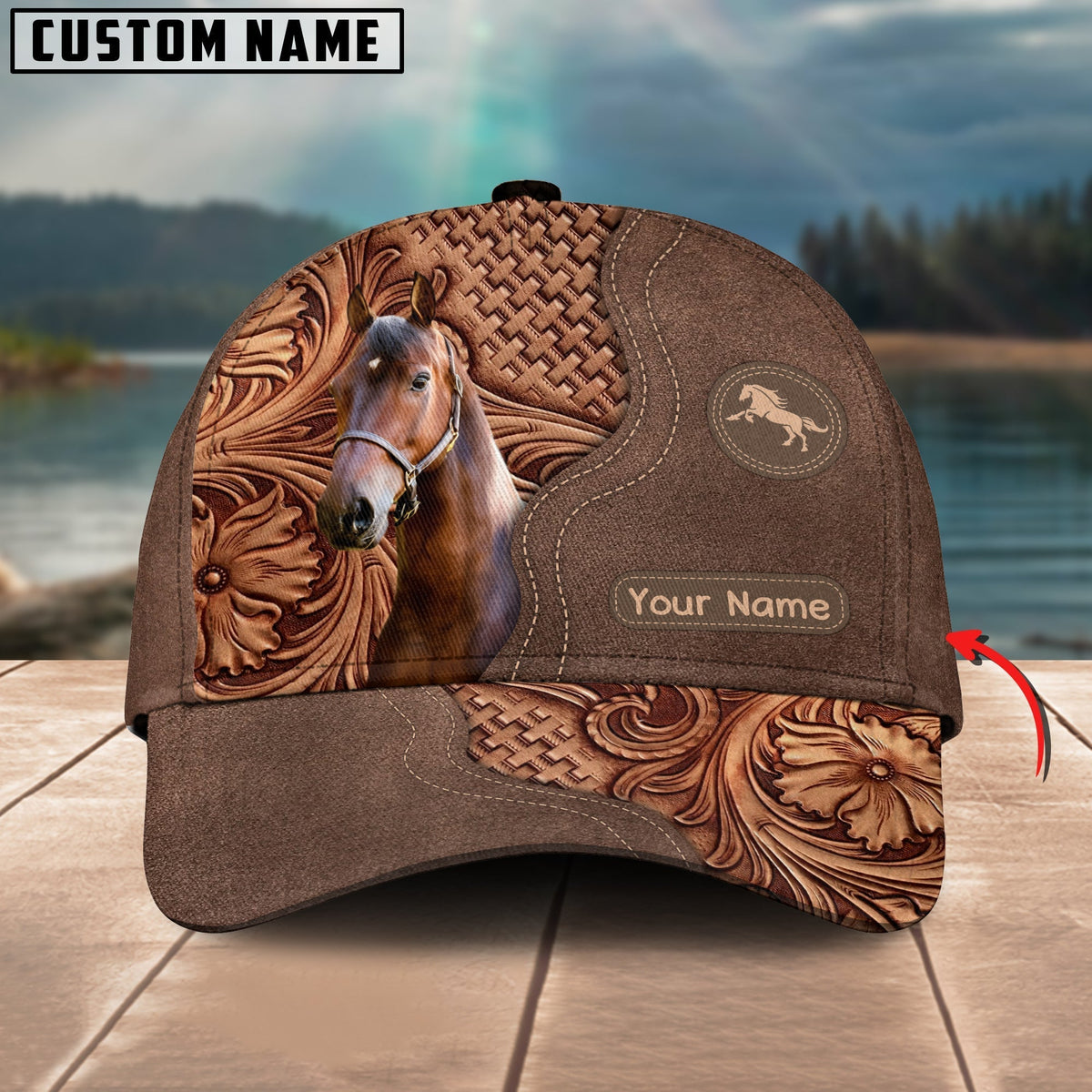 Morgan Horse Custom Name Classic Cap