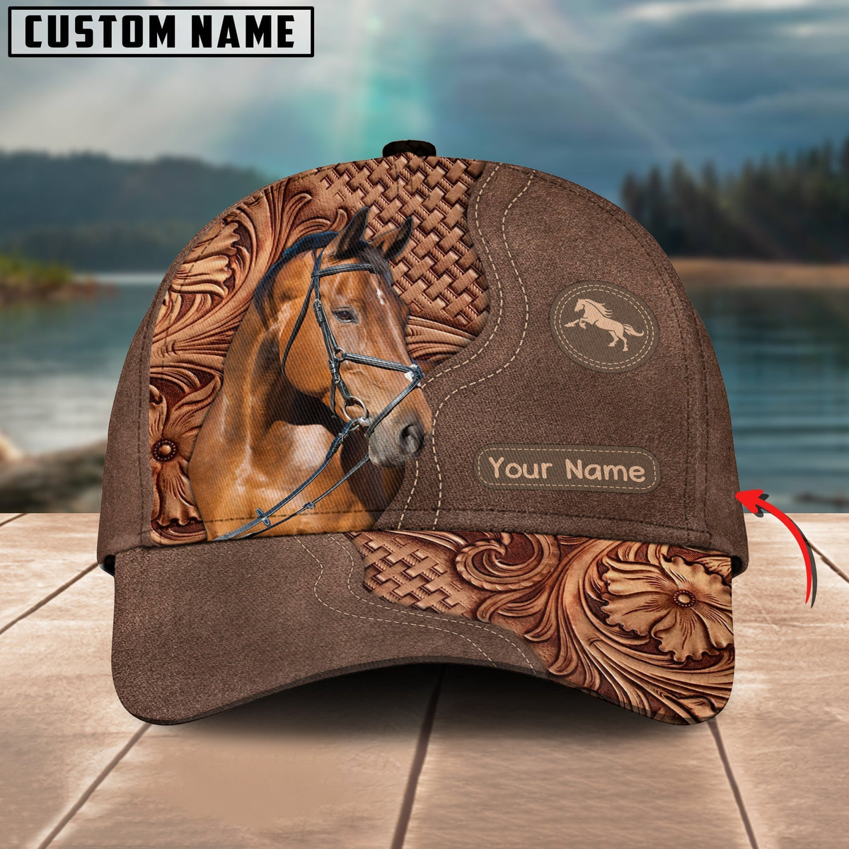Warmblood Horse Custom Name Classic Cap