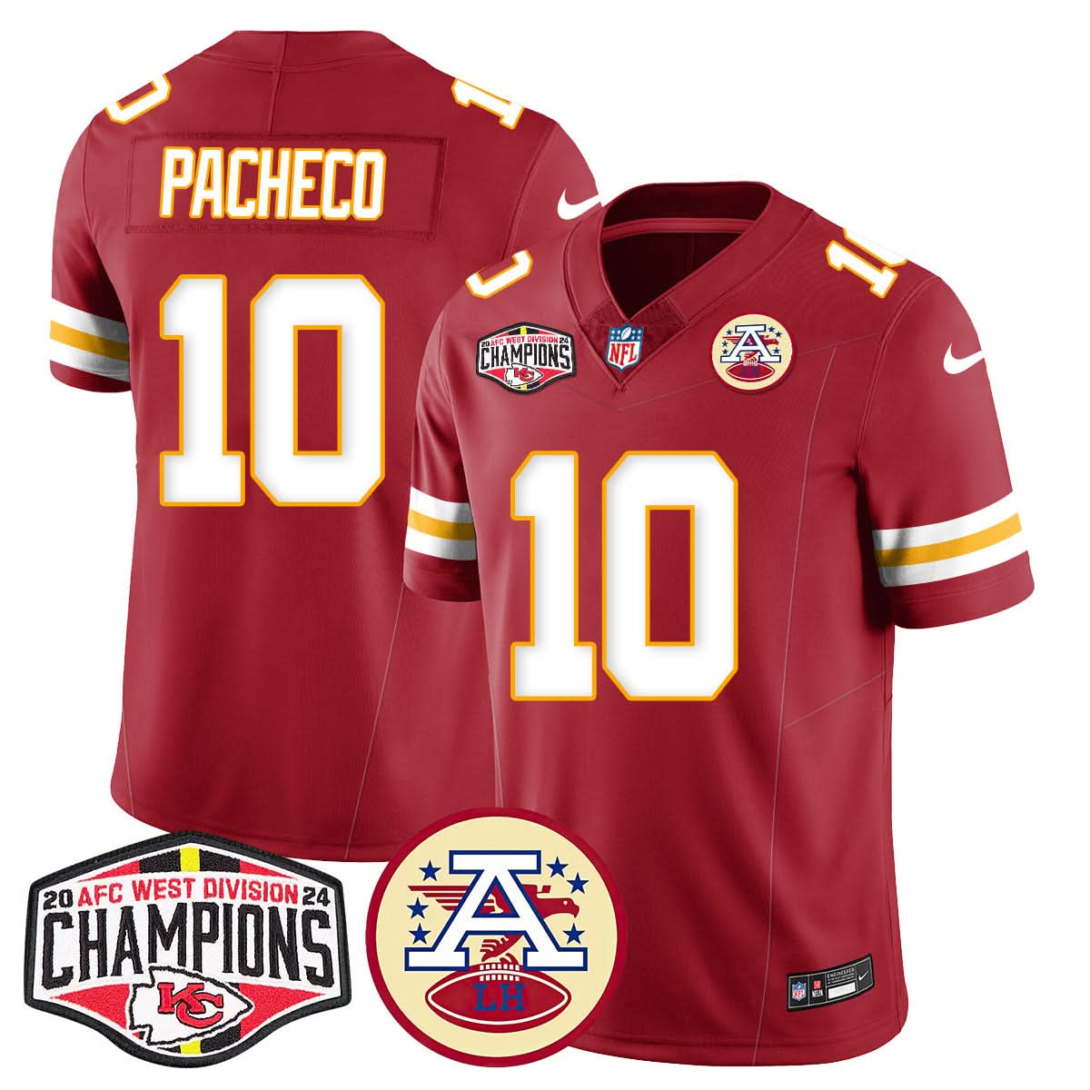 KC 2024 AFC West Champions Jersey