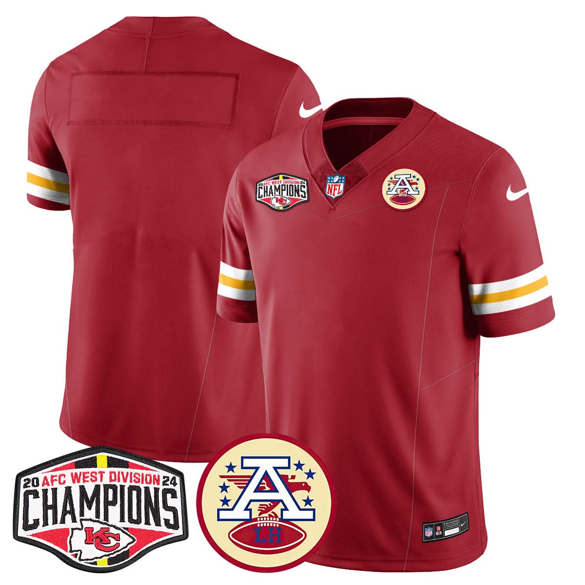 KC 2024 AFC West Champions Jersey