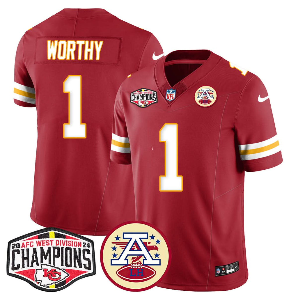 KC 2024 AFC West Champions Jersey