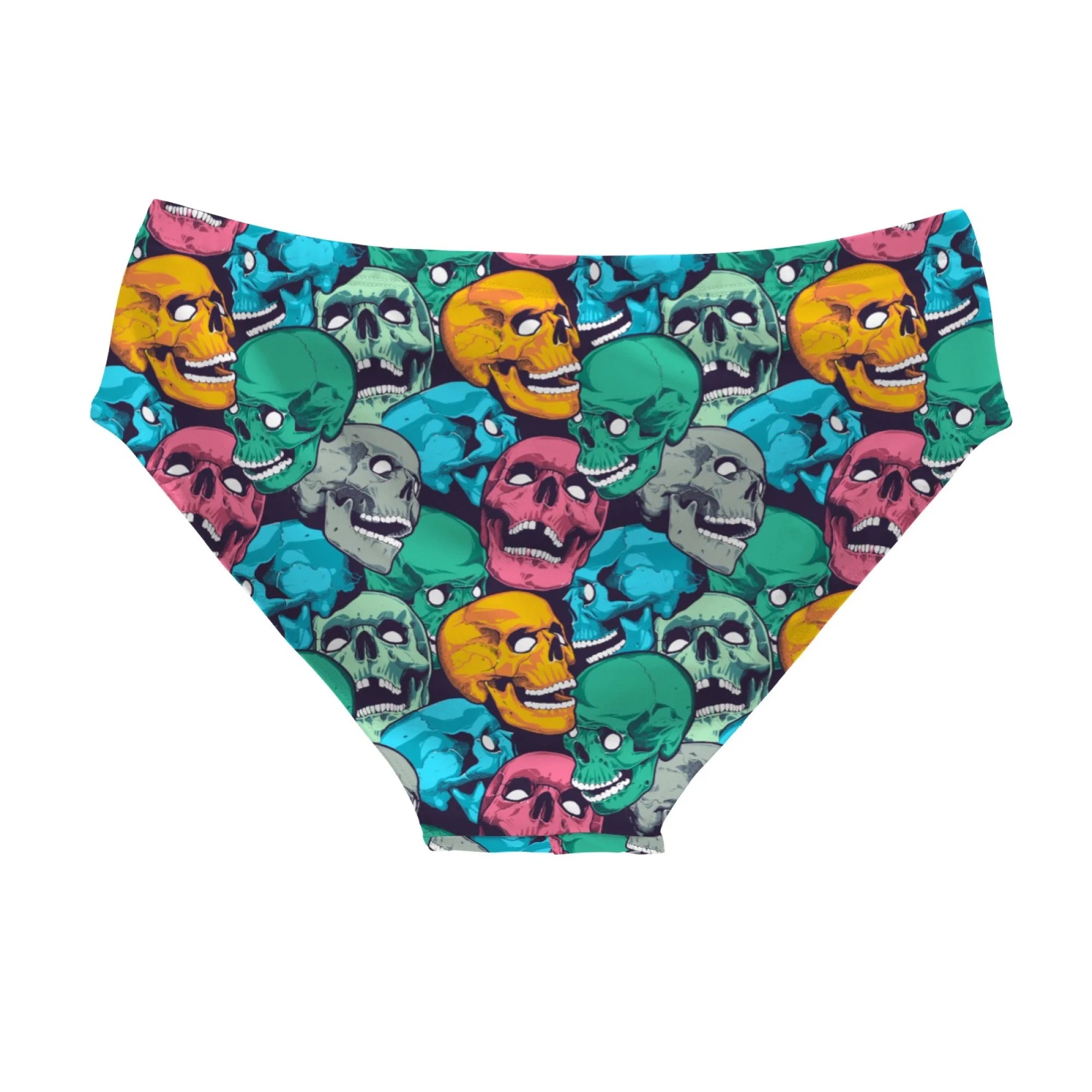 Sexy Men's Swimming Trunks Graffiti Skull Print Beach Surf Shorts Swimsuit Skin-Friendly Comfortable Men's Sexy Bikini Swimwear