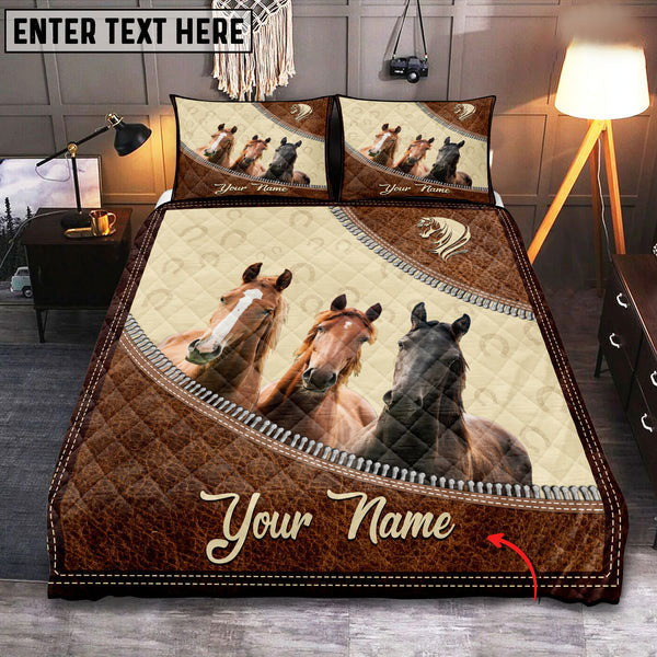 Happiness Horse Quilt Bedding Set