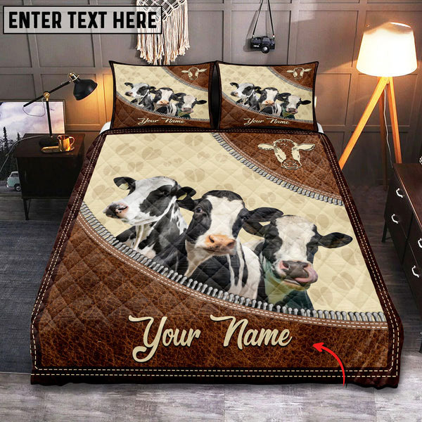 Happiness Holstein Quilt Bedding Set