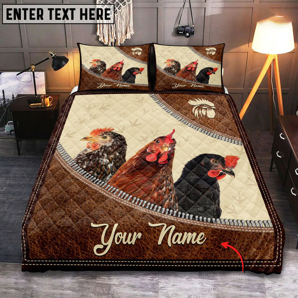 Happiness Chicken Quilt Bedding Set