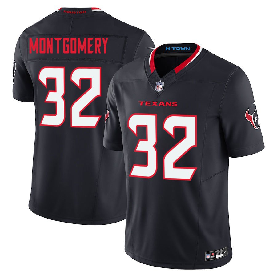 David Montgomery Houston Texans Jersey - Navy