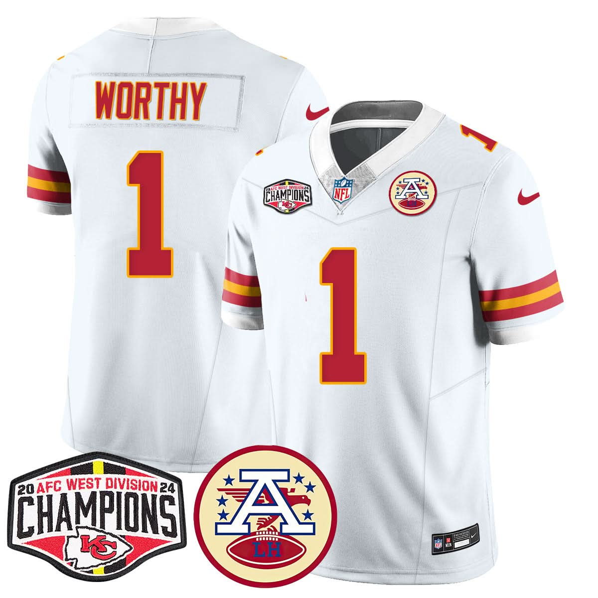 KC 2024 AFC West Champions Jersey