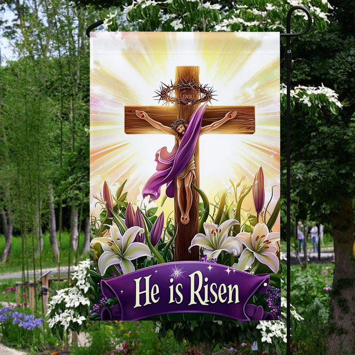 Garden Flag 12" x 18" Lily of Faith