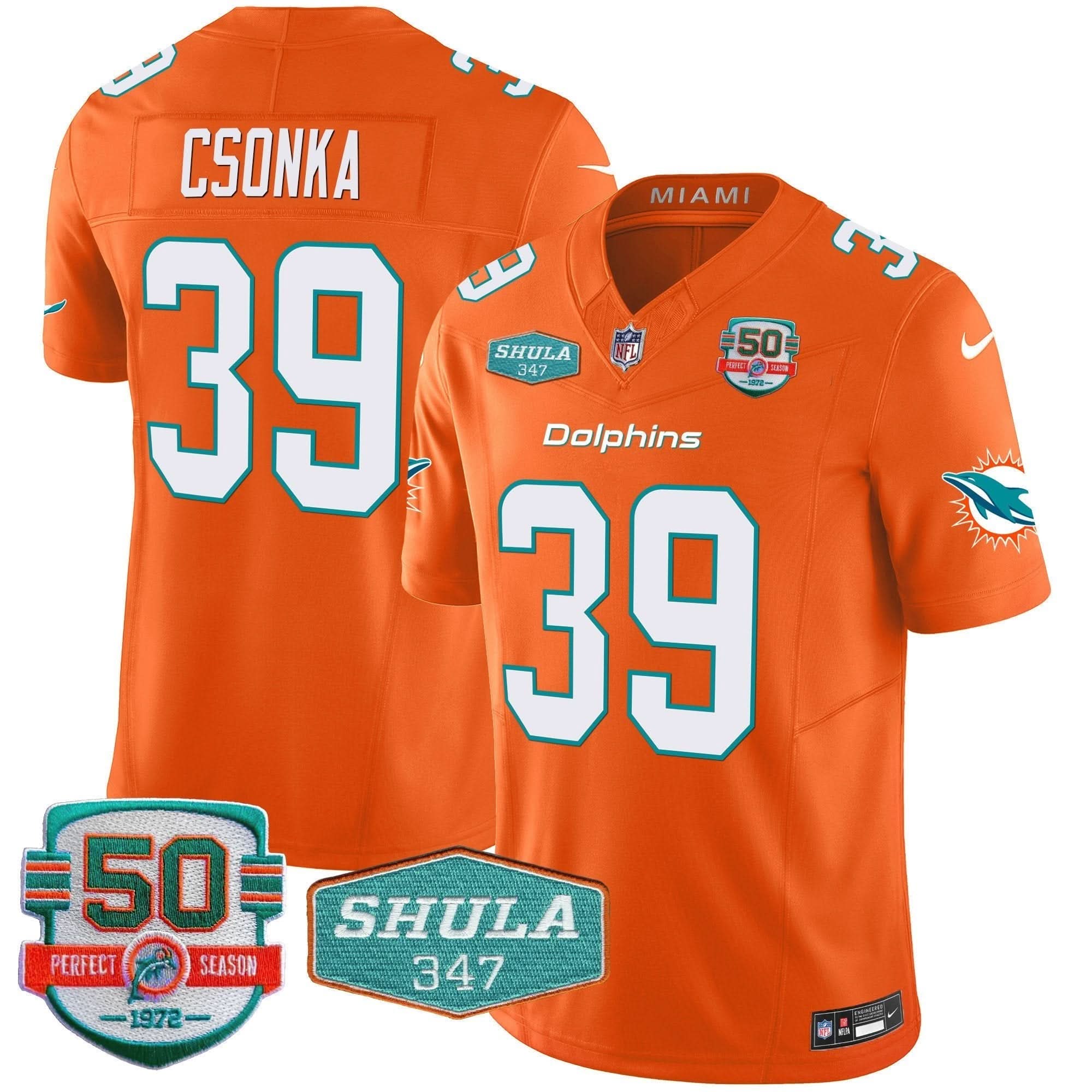 MIA Shula 347 Patch Vapor Limited Jersey V2