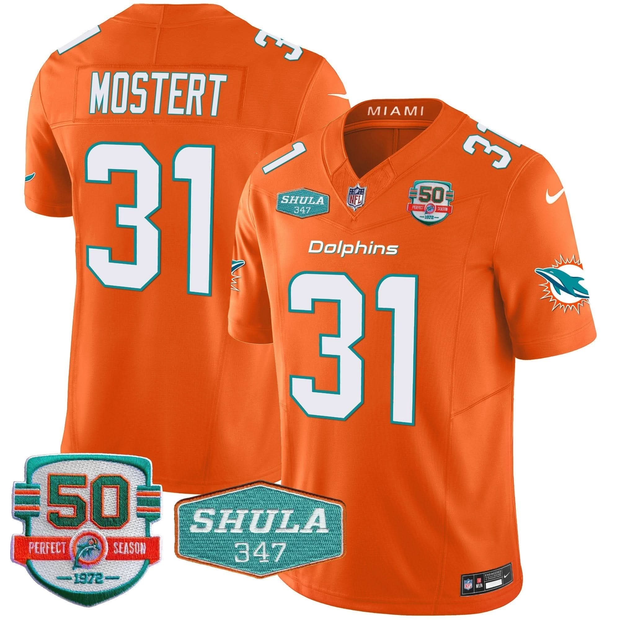 MIA Shula 347 Patch Vapor Limited Jersey V2