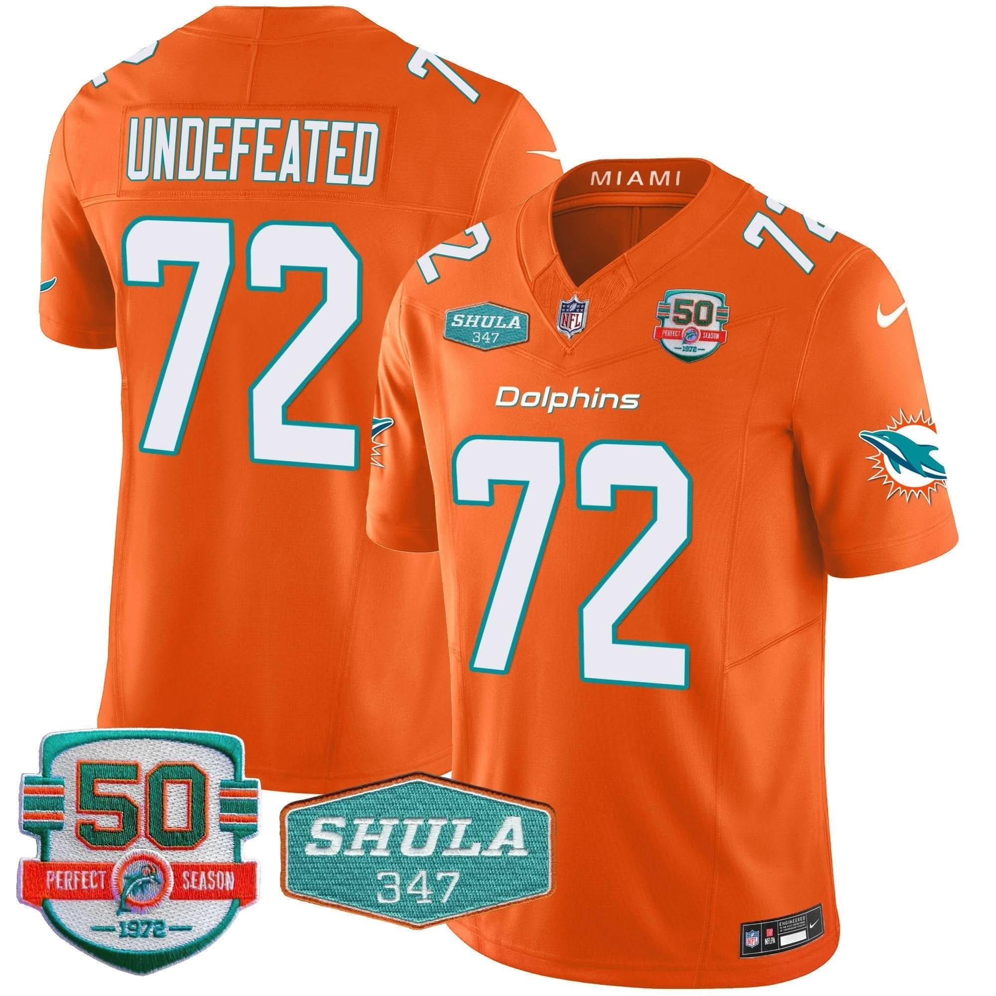 MIA Shula 347 Patch Vapor Limited Jersey V2