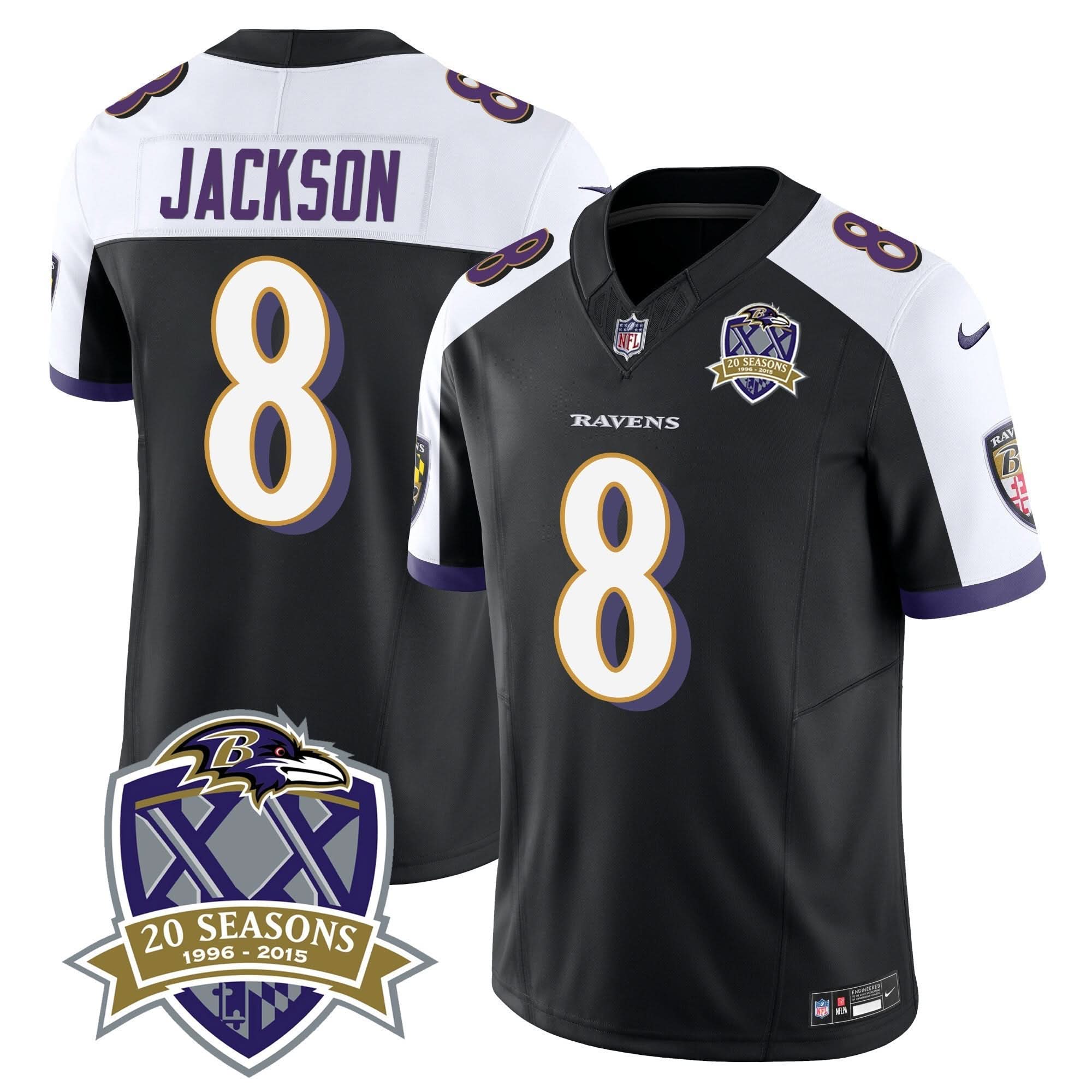 BAL 20th Season Patch Vapor Limited Jersey