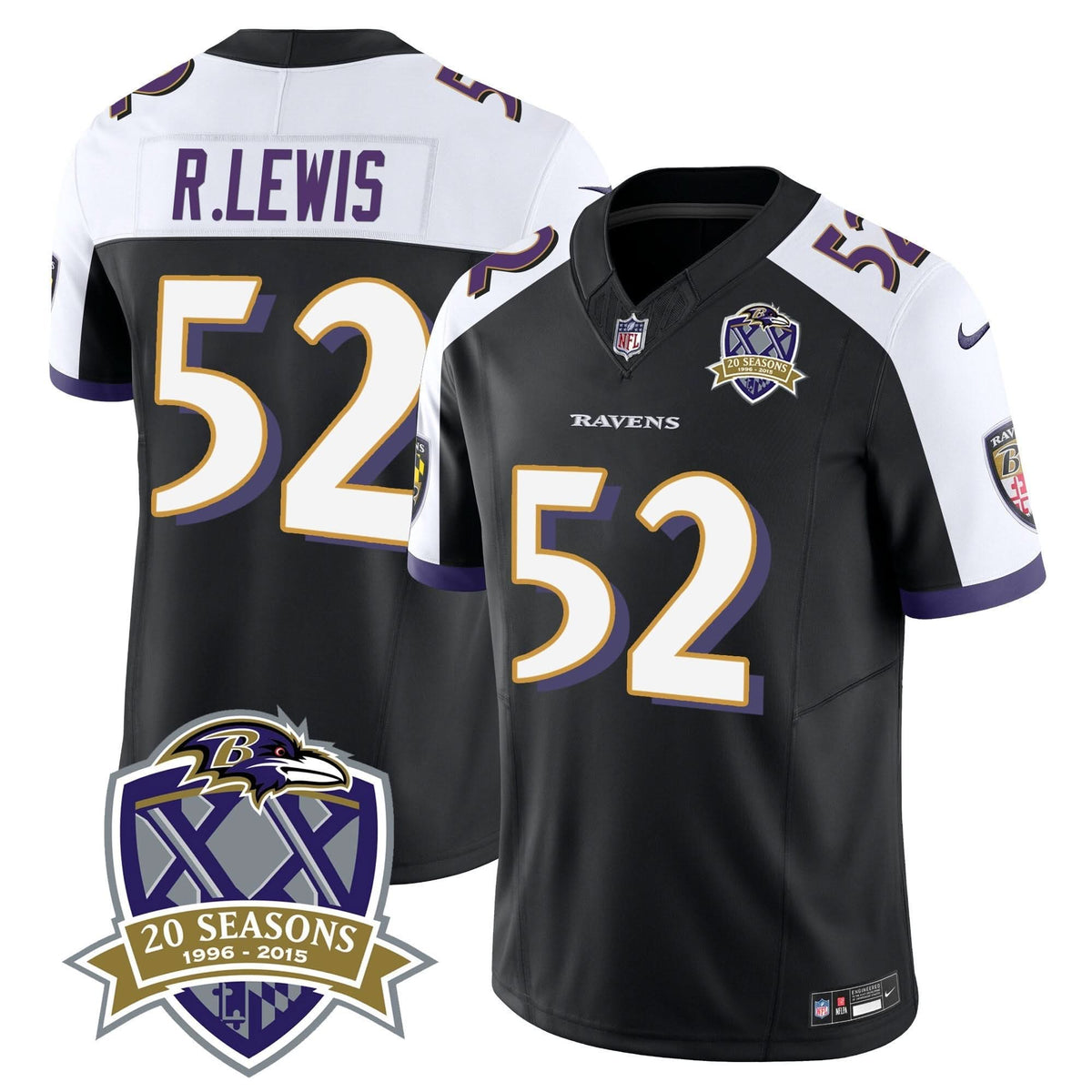 BAL 20th Season Patch Vapor Limited Jersey