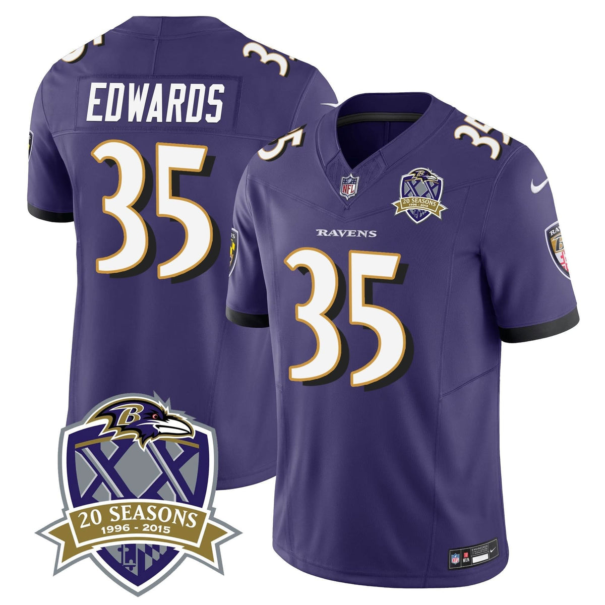 BAL 20th Season Patch Vapor Limited Jersey