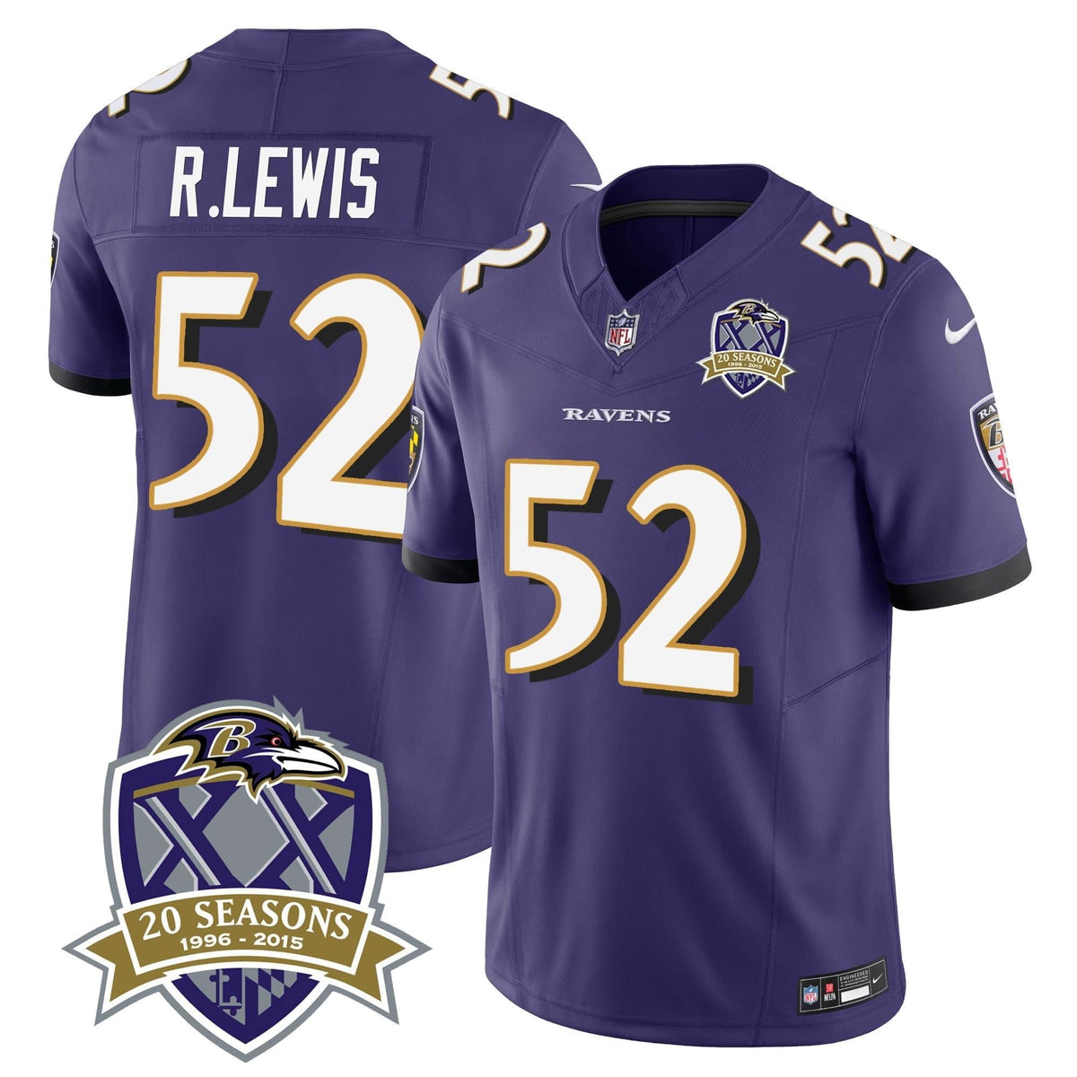 BAL 20th Season Patch Vapor Limited Jersey