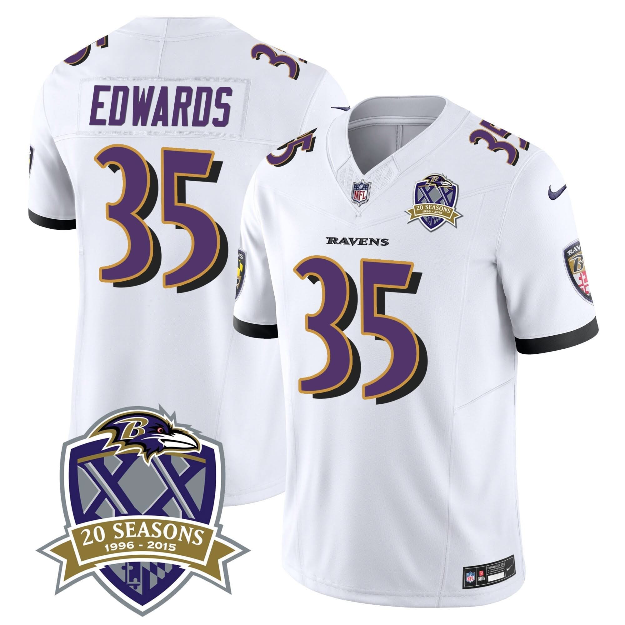 BAL 20th Season Patch Vapor Limited Jersey