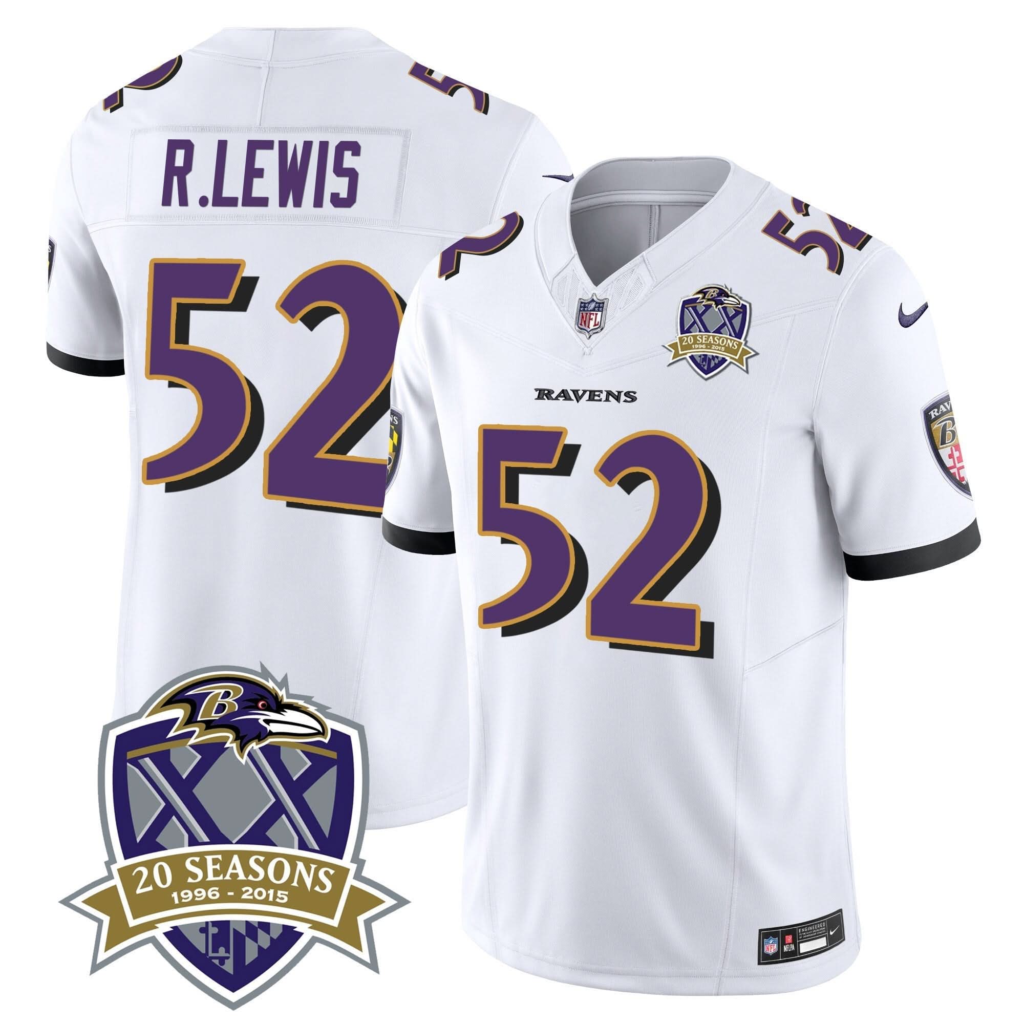 BAL 20th Season Patch Vapor Limited Jersey