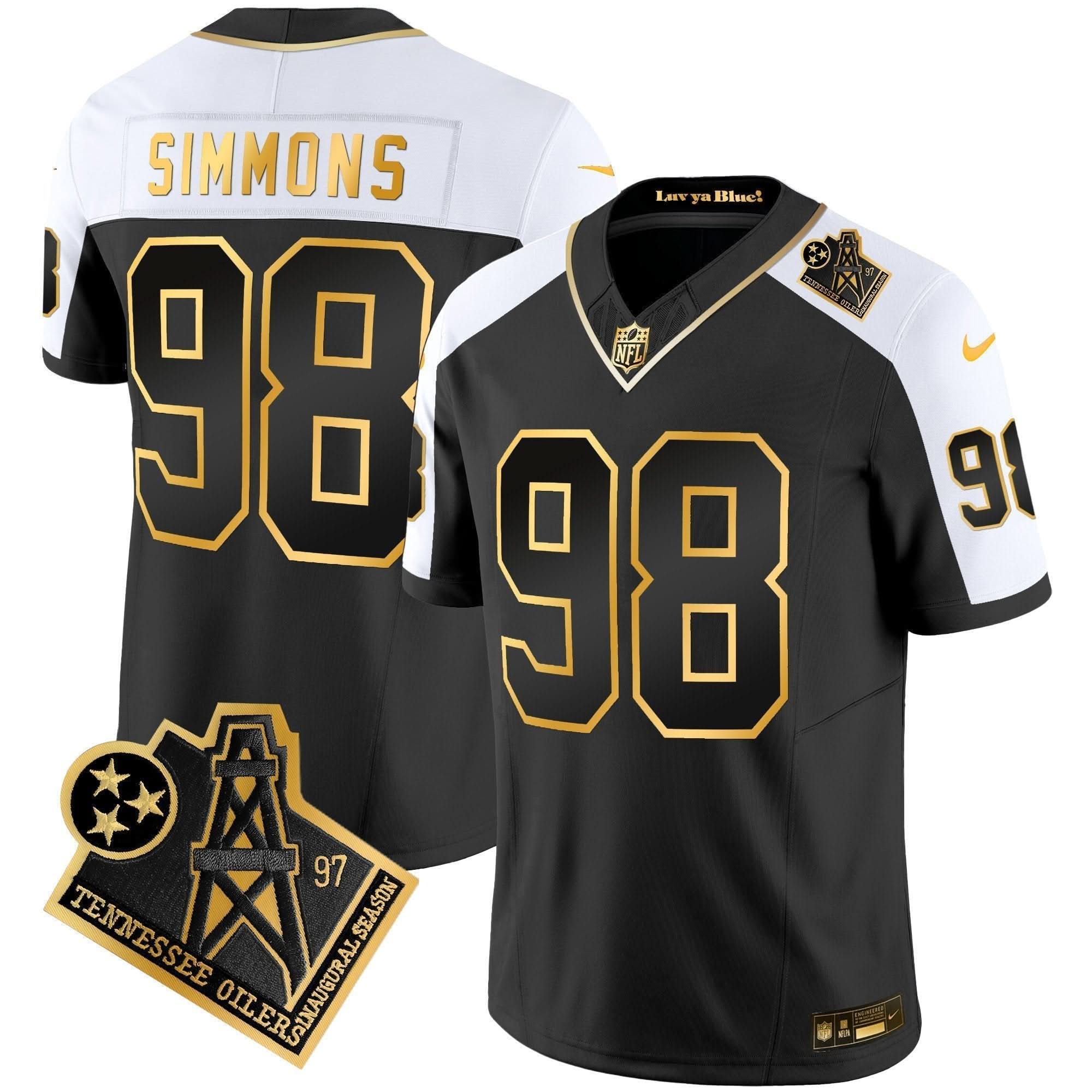 TEN 1997 Throwback Gold Vapor Jersey