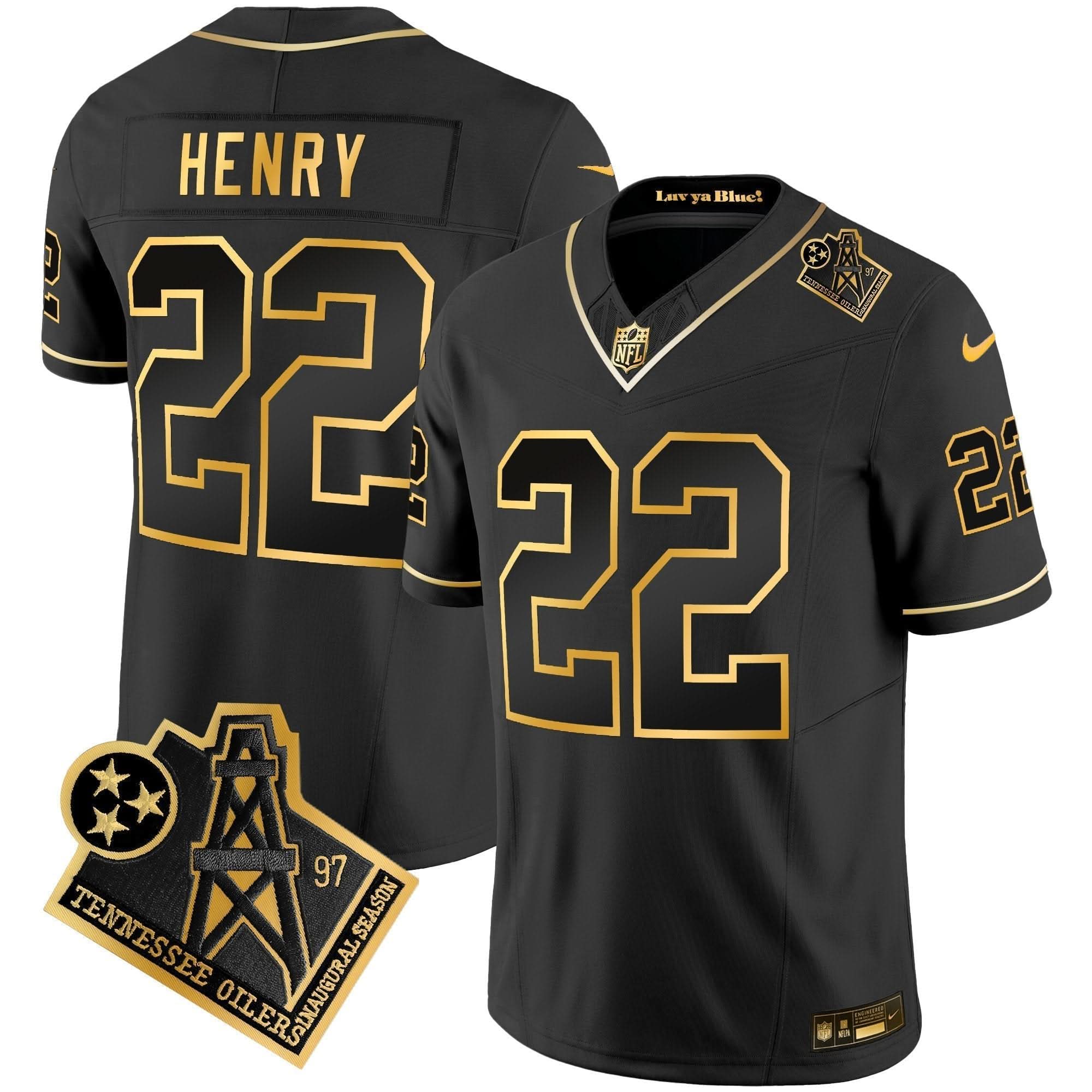 TEN 1997 Throwback Gold Vapor Jersey