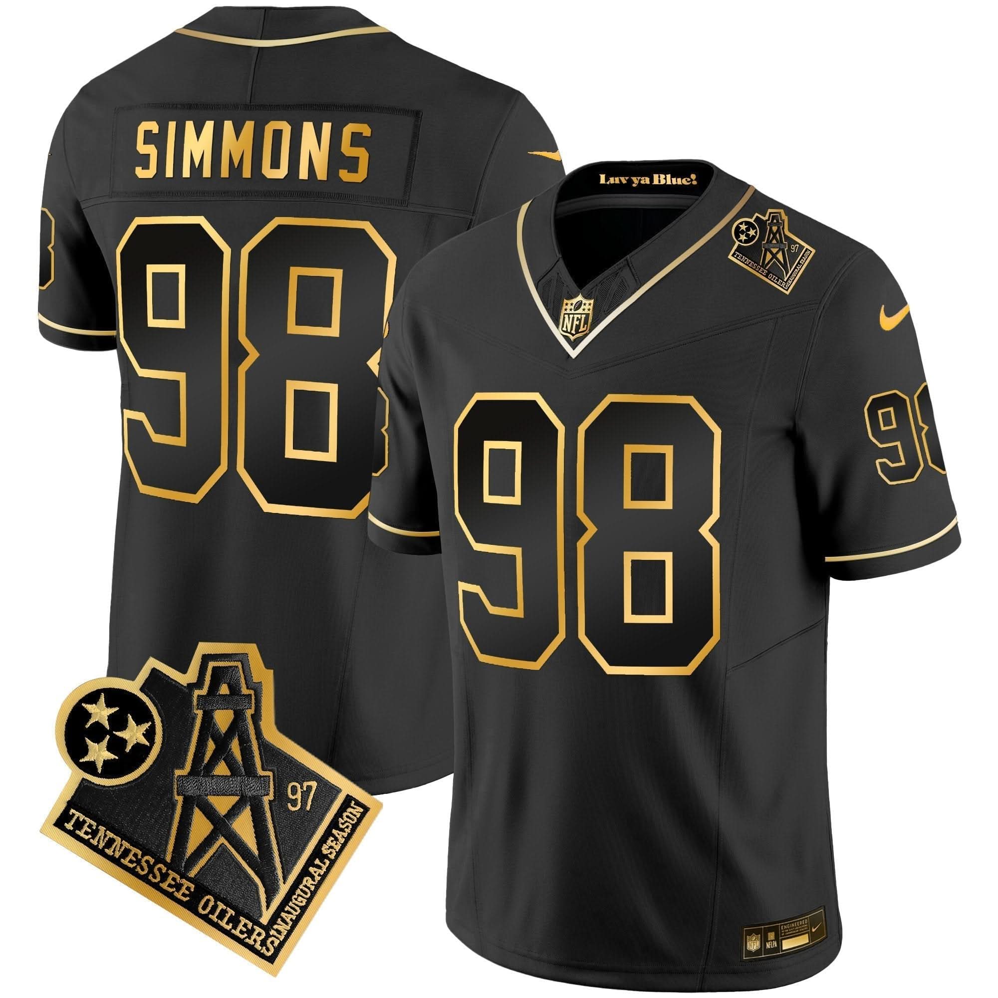 TEN 1997 Throwback Gold Vapor Jersey