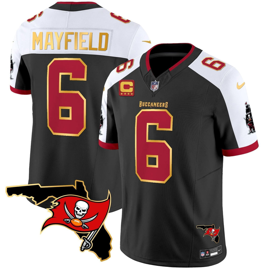 TB Florida Patch Gold Trim Vapor Jersey