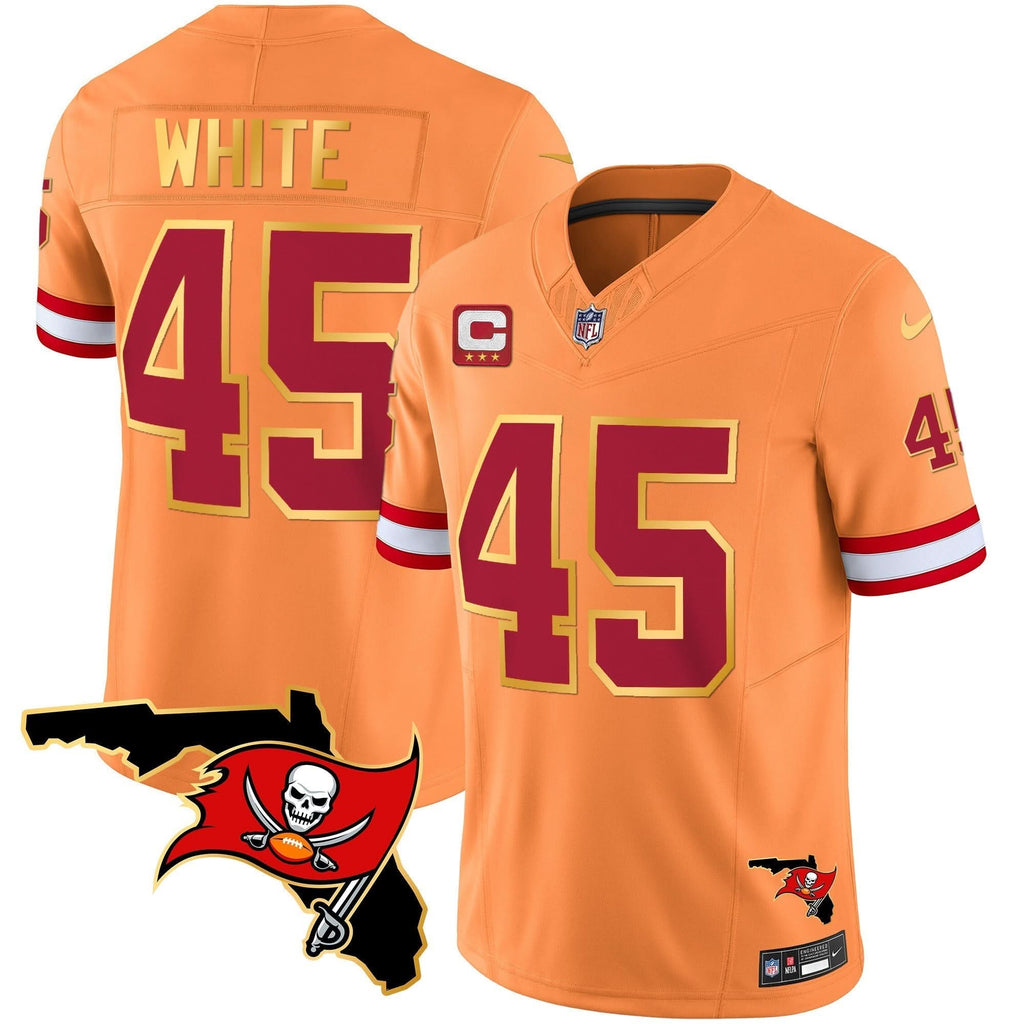TB Florida Patch Gold Trim Vapor Jersey