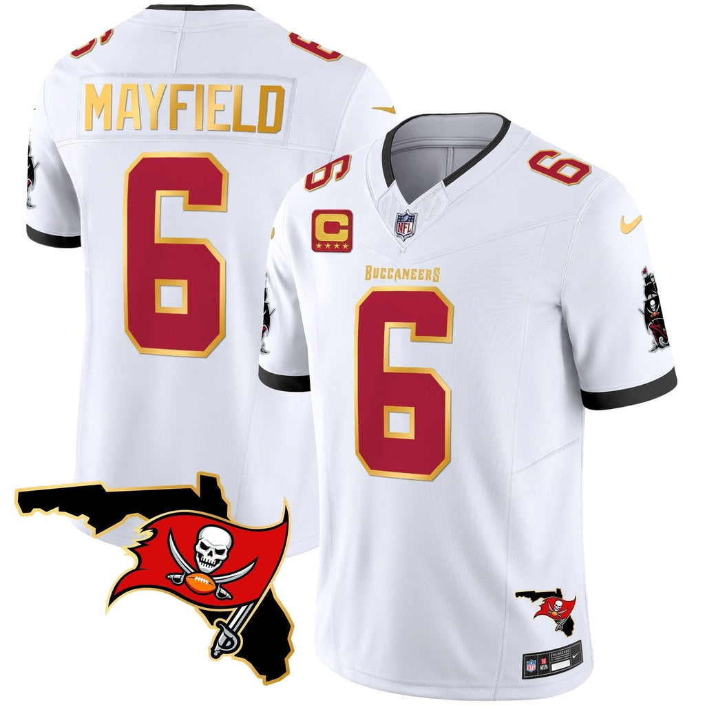 TB Florida Patch Gold Trim Vapor Jersey