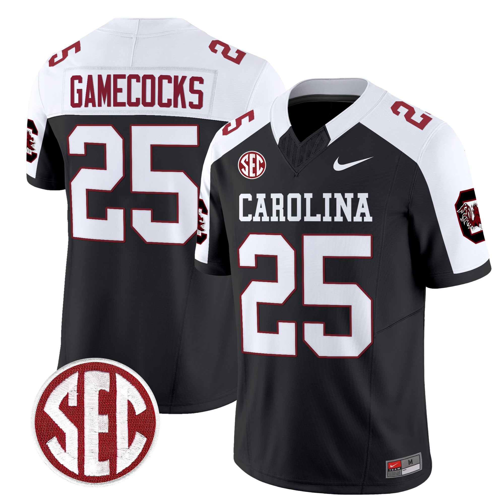 Men's South Carolina Gamecocks 1980 Throwback Vapor Limited Jersey â Rebrand 2026 â All Stitched