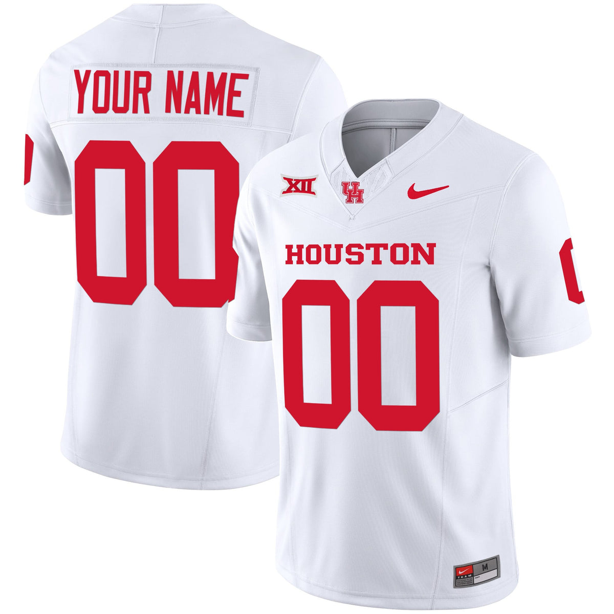 Custom Name/Gender Houston Cougars Oilers Inspired Vapor Jersey V4 - All Stitched