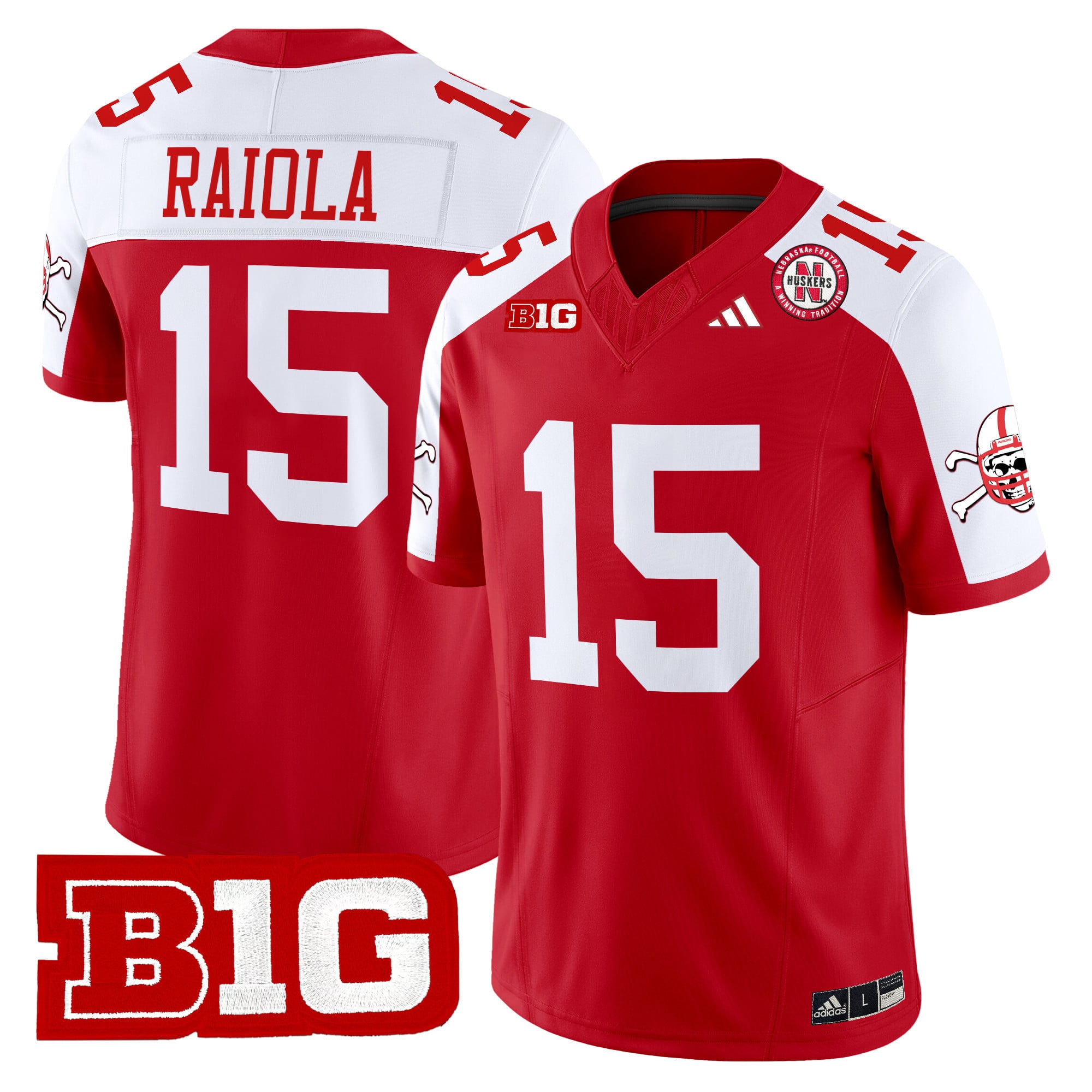 Men's Nebraska Cornhuskers 2024 Vapor Limited Jersey V2 - All Stitched