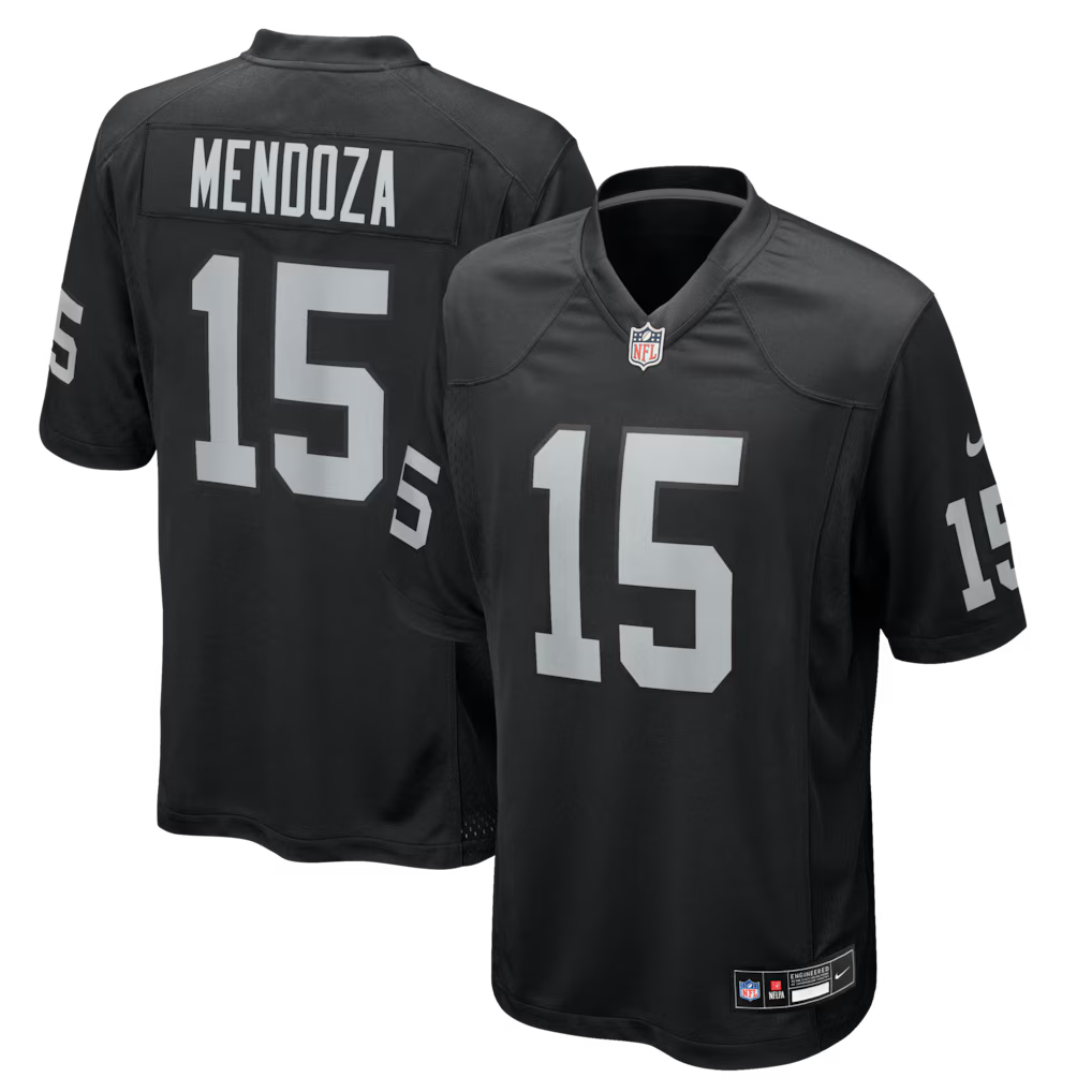 Fernando Mendoza Las Vegas Raiders 2026 NFL Draft First Round Pick No. 1 Jersey - Black