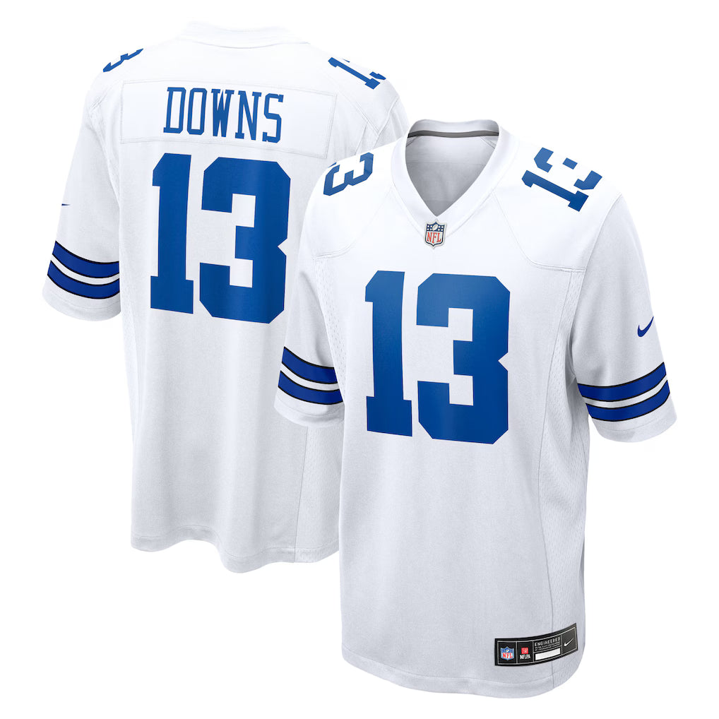 Caleb Downs Dallas Cowboys 2026 NFL Draft First Round Pick No. 11 Jersey - White