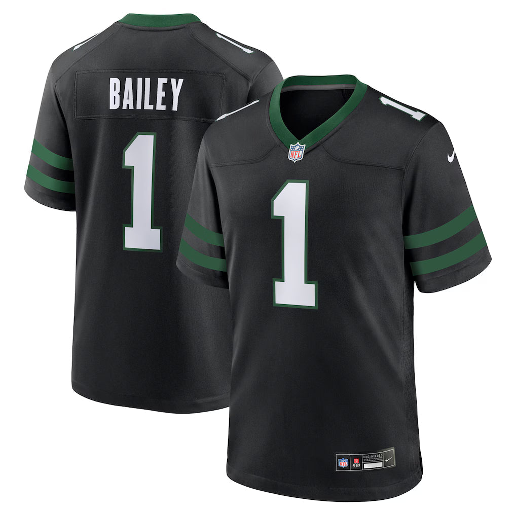 David Bailey New York Jets 2026 NFL Draft First Round Pick No. 2 Jersey - Legacy Black