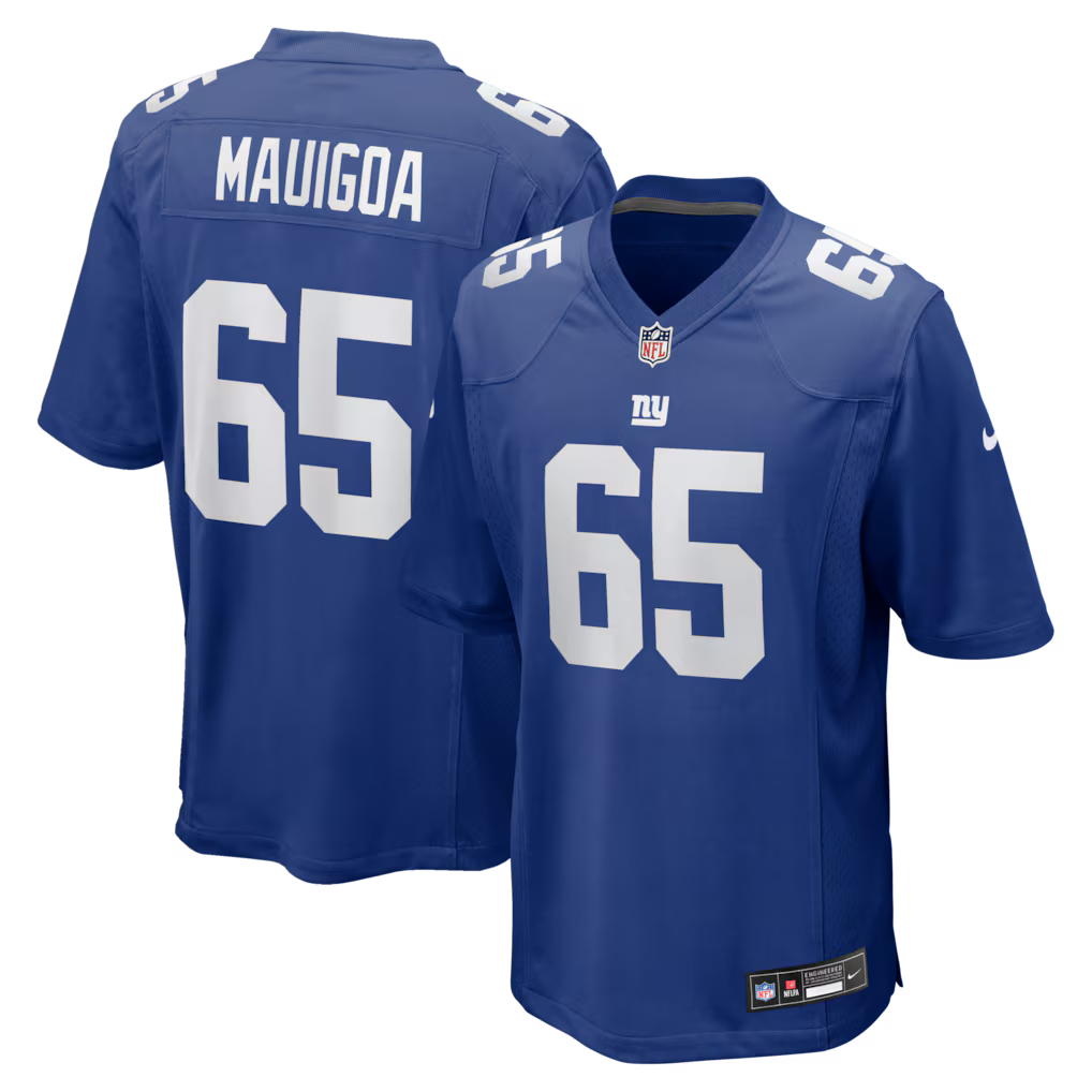 Francis Mauigoa New York Giants 2026 NFL Draft First Round Pick No. 10 Jersey - Royal