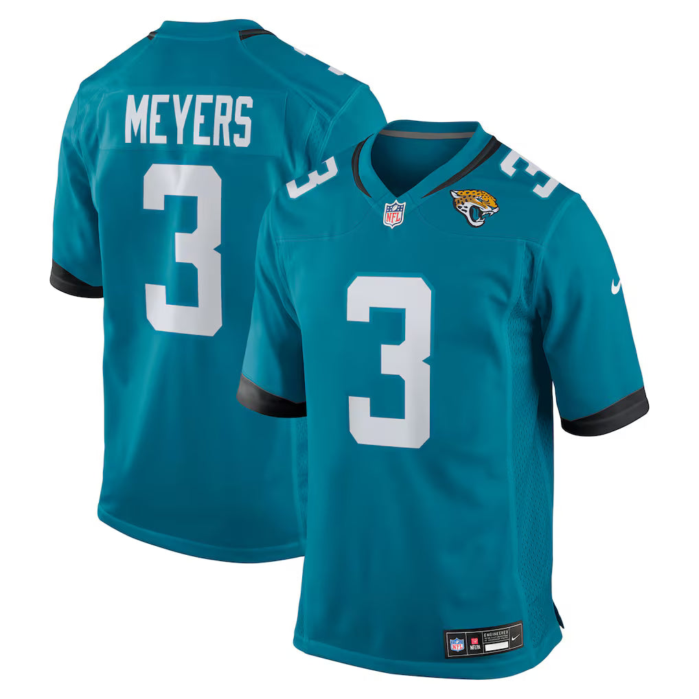 Jakobi Meyers Jacksonville Jaguars Jersey - Teal