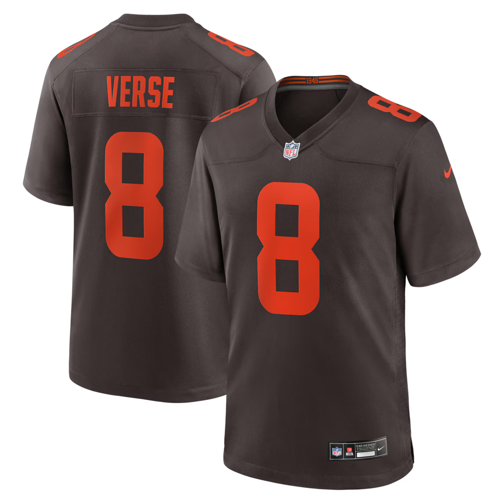 Jared Verse Cleveland Browns Alternate Jersey - Brown